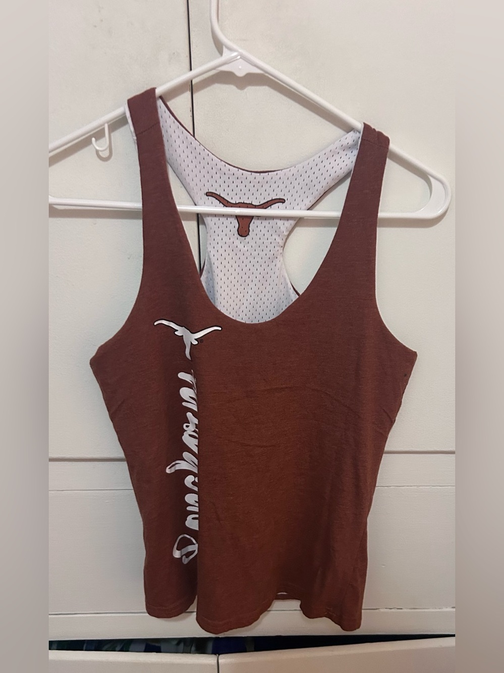Texas Longhorns reversible tank top size womens XS